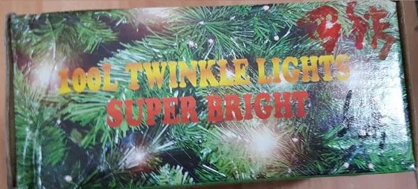 Catena di illuminazione «TWINKLE LIGHTS SUPER BRIGHT» — foto 1 dell'alert A12/1365/17
