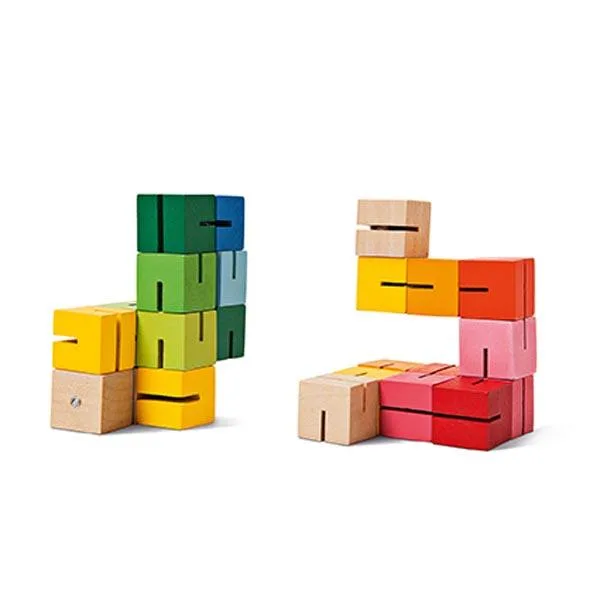 Giocattolo di legno «Twist &amp; Lock Blocks» (Tiger)