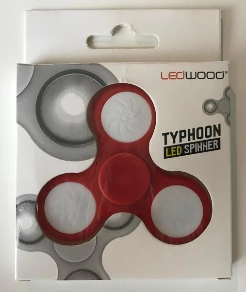Filatore di Fidget «Typhoon LED Spinner» (LEDWOOD)
