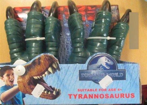 Artigli di dinosauro giocattolo «Tyrannosaurus/Velociraptor claws» (Dinosaur World)
