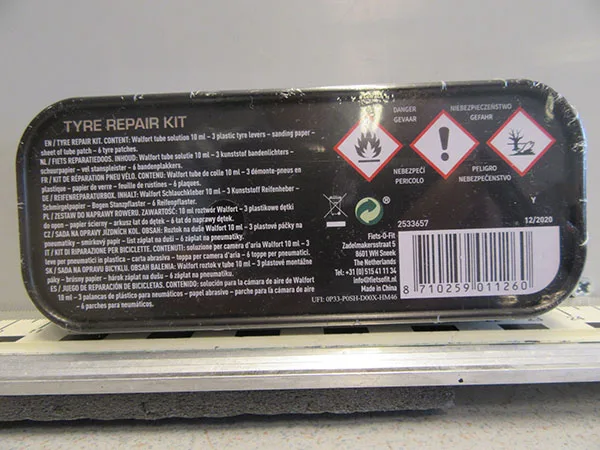 Kit di riparazione pneumatici «Tyre Repair Kit» — foto 2 dell'alert A11/00038/22