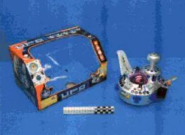 "UFO SUPER ELECTRONIC Astronave" musicale astronave con luci (CISL)