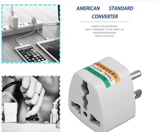 Adattatore di viaggio «UK/AU/EU to US AC Power Plug Adaptor» — foto 3 dell'alert A12/00041/21