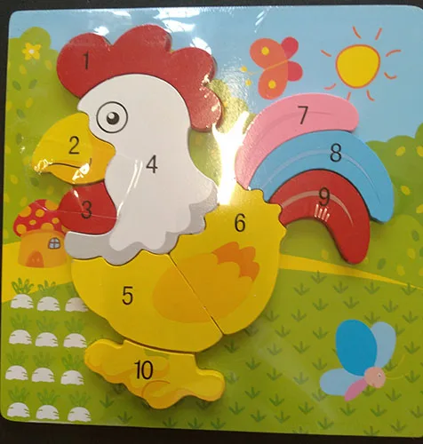 Puzzle giocattolo «Ukladanka»