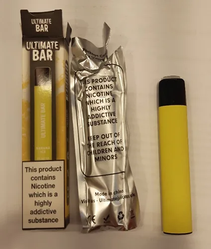Sigaretta elettronica usa e getta «Ultimate Bar» — foto 1 dell'alert A12/00201/22