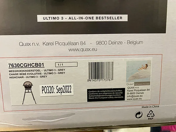 Seggiolone per bambini «Ultimo 3 luxe all-in-one» — foto 3 dell'alert A12/02986/23