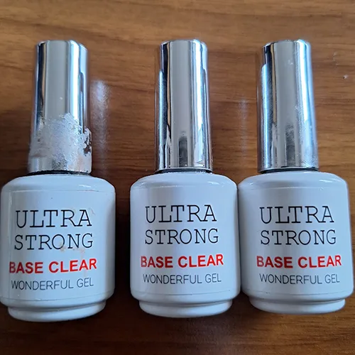 Smalto per unghie in gel «Ultra strong Base Clear Wonderful Gel» (Only Nais)