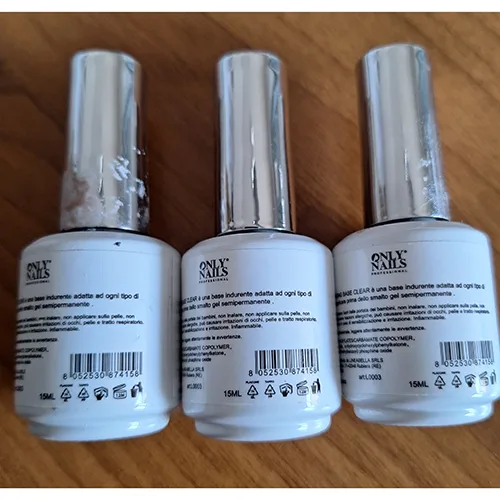 Smalto per unghie in gel «Ultra strong Base Clear Wonderful Gel» — foto 2 dell'alert SR/04189/25