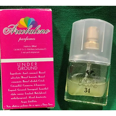 Eau de toilette «Under Ground 34» — foto 3 dell'alert SR/00037/25