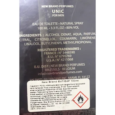 Profumo «UNIC» — foto 2 dell'alert A12/02955/24