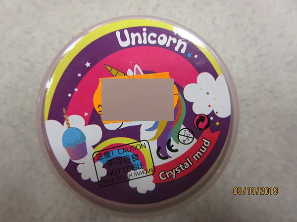 Melma del giocattolo «Unicorn Crystal Mud»