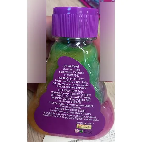 Bava di giocattolo «Unicorn poop super cool poopie slime» — foto 2 dell'alert A12/02807/24