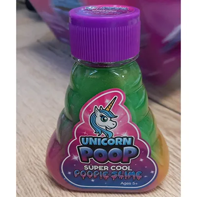 Bava di giocattolo «Unicorn poop super cool poopie slime» — foto 4 dell'alert A12/02807/24