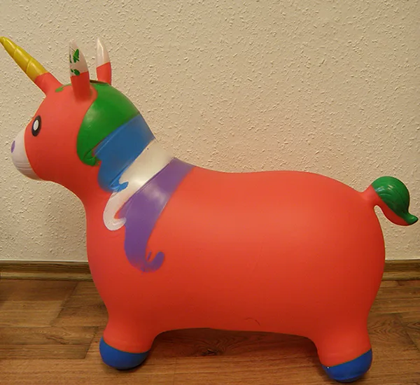 Unicorno rimbalzante