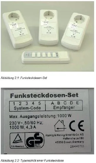 Unità di commutazione – Funksteckdose (Interruttore wireless) — foto 1 dell'alert 0657/07