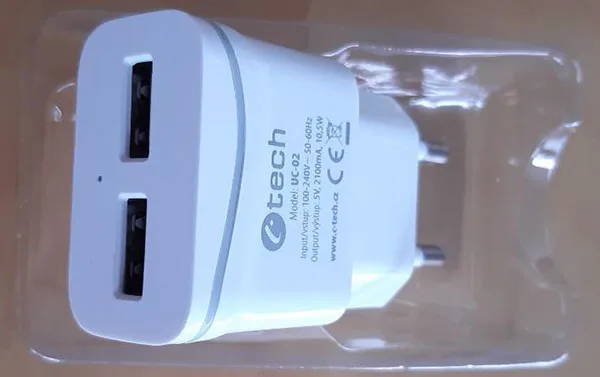 Caricatore di rete USB «Universal 2-ports USB Charger» — foto 2 dell'alert A12/01459/21