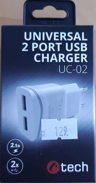 Caricatore di rete USB «Universal 2-ports USB Charger» — foto 3 dell'alert A12/01459/21