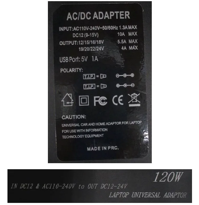 Alimentazione del computer portatile «Universal car and home adaptor for laptop - Power Inverter» — foto 3 dell'alert A12/00882/20