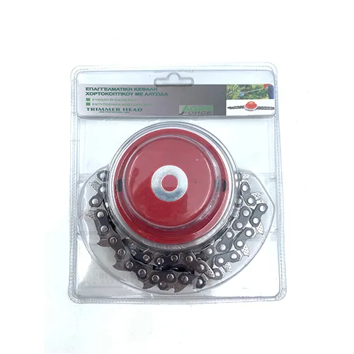 Attacco per taglierina a spazzole «Universal Lawn Mower Chain Grass Trimmer Head Spare Parts, Specification: Red» — foto 1 dell'alert A12/00436/24