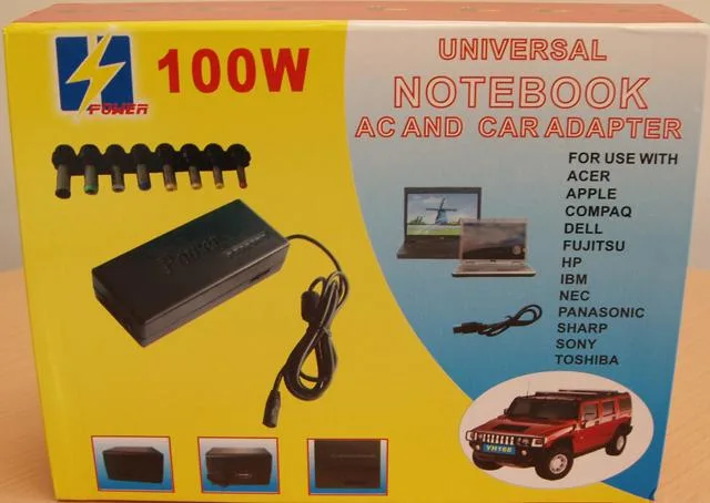 Adattatore di rete &amp; #13; &amp; #13; «Universal Notebook AC and Car Adaptor» — foto 1 dell'alert A12/1609/12