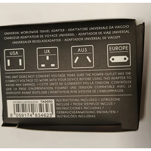 Adattatore da viaggio «Universal travel adapter» — foto 4 dell'alert SR/03004/25