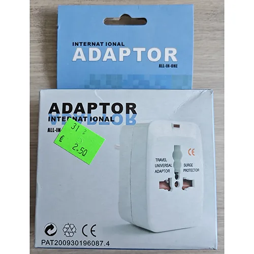 Adattatore da viaggio «Universal travel adapter» — foto 5 dell'alert SR/03013/25
