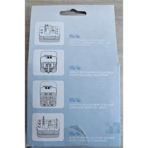 Adattatore da viaggio «Universal travel adapter» — foto 6 dell'alert SR/03013/25