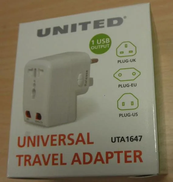 Adattatore della spina di viaggio «Universal Travel Adapter» (United)