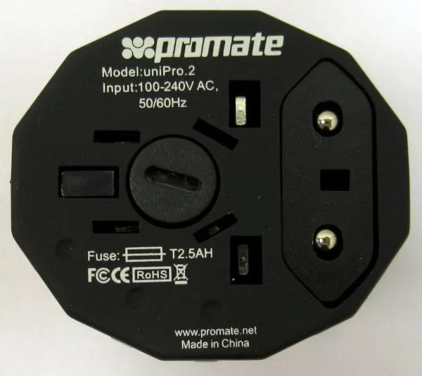 Adattatore per spina da viaggio «Universal Travel Adapter with USB Charging Port» — foto 2 dell'alert A12/0131/19