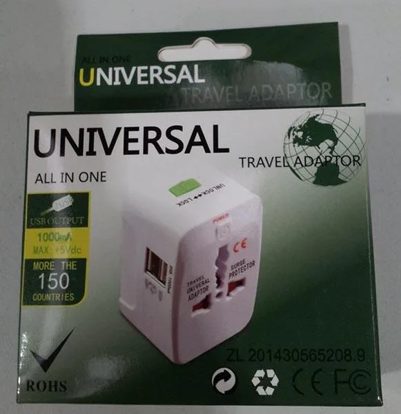 Adattatore della spina di viaggio «Universal Travel Adaptor» — foto 2 dell'alert A12/1733/15
