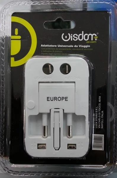 Adattatore per spina da viaggio «Universal Travel Adaptor» — foto 2 dell'alert A12/0182/17
