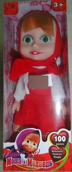 Bambola di plastica «Маша и Медведь» (Unknown)