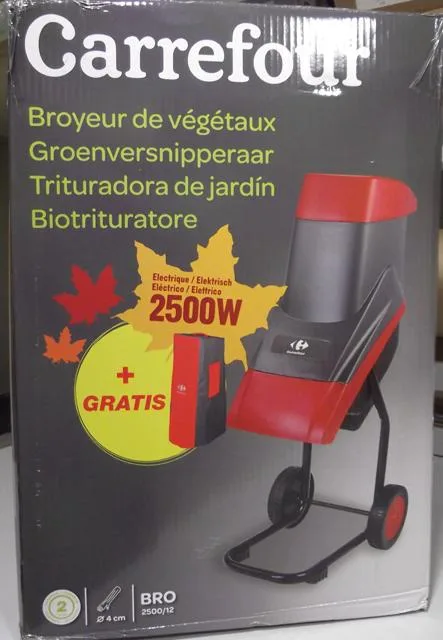 Trituratore da giardino 2500 W «Unknown» (Carrefour)