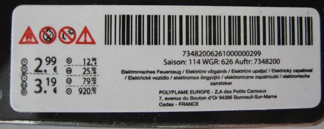 Novità accendino «Unknown» — foto 2 dell'alert A12/1433/14