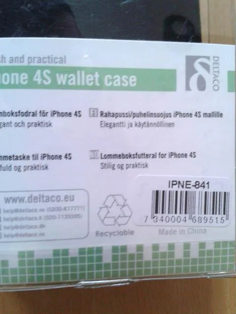Custodia portamonete per smartphone «Unknown» — foto 2 dell'alert A12/1477/14