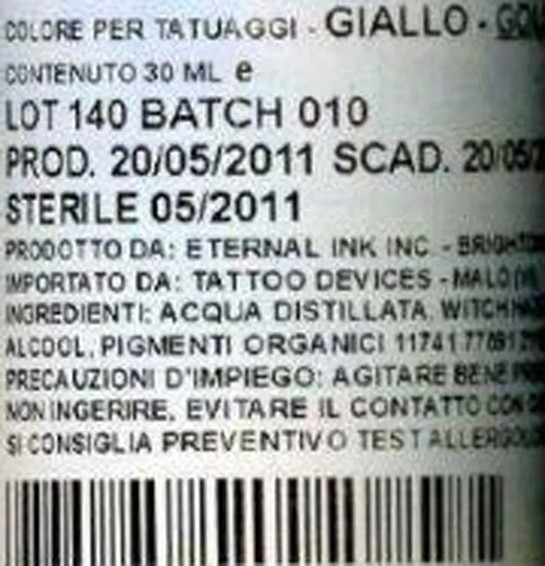Inchiostro del tatuaggio &amp; #13; &amp; #13; «Unknown» — foto 2 dell'alert A12/1595/12