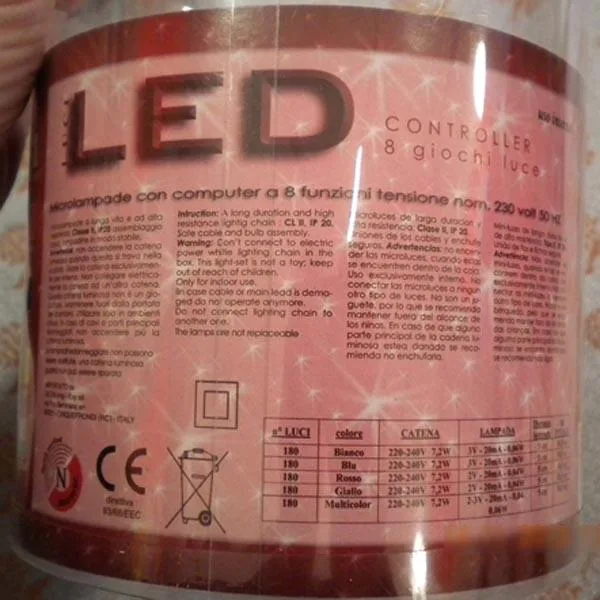 Catena di illuminazione «Unknown» — foto 2 dell'alert A12/0216/15