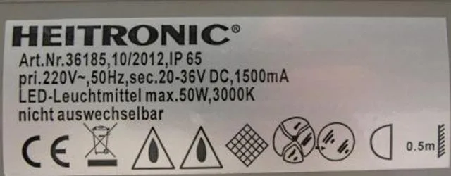 Proiettore a LED «Unknown» — foto 1 dell'alert A12/0974/13