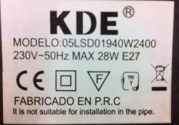 Lampada a clip «Unknown» — foto 2 dell'alert A11/0084/15