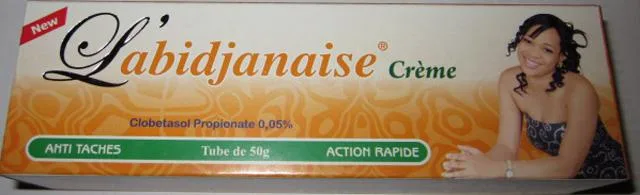 Crema schiarente per la pelle «Unknown» (L'Abidjanaise)