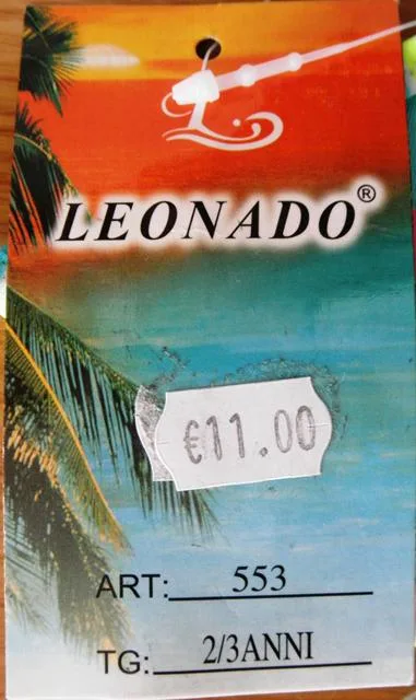 Bikini da ragazza «Unknown» (Leonado)