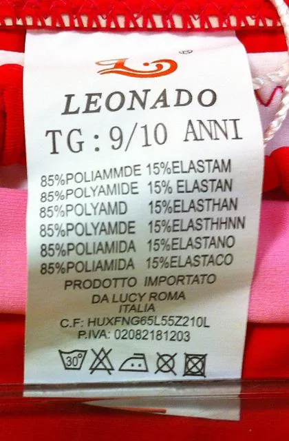 Bikini per ragazze «Unknown» (Leonado)