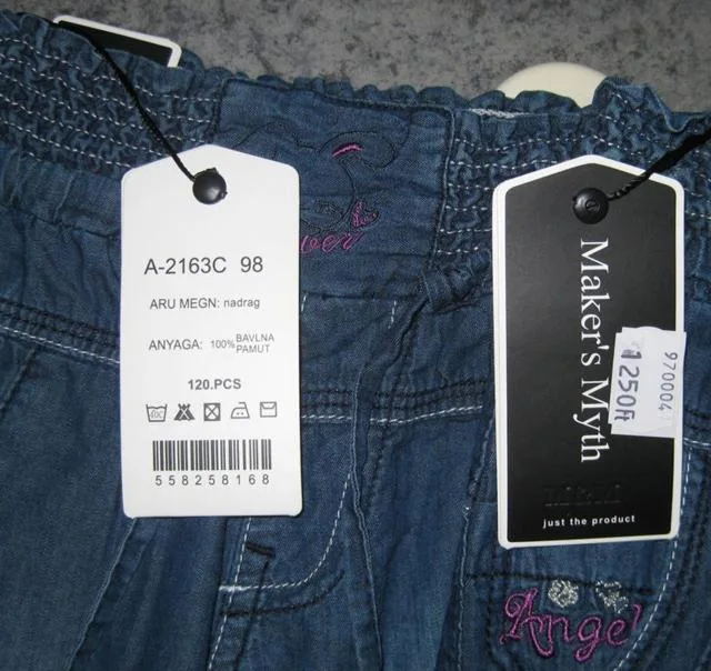 Pantaloncini in denim per ragazze «Unknown» — foto 2 dell'alert A12/1659/13