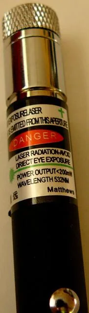 Puntatore laser & #13; & #13; «Unknown» — foto 2 dell'alert A12/1419/12