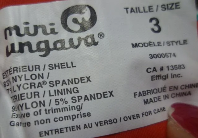 Bikini per ragazze «Unknown» (Mini Ungava)