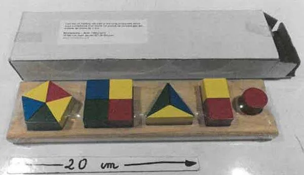 Blocchi geometrici «Unknown» (MONTESSORIA)