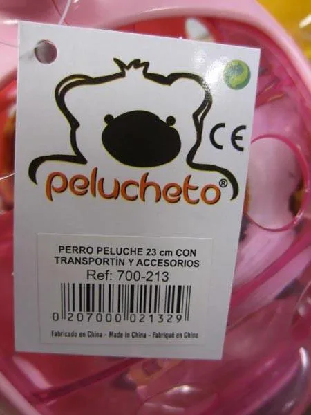 Cane giocattolo morbido «Unknown» (Pelucheto)