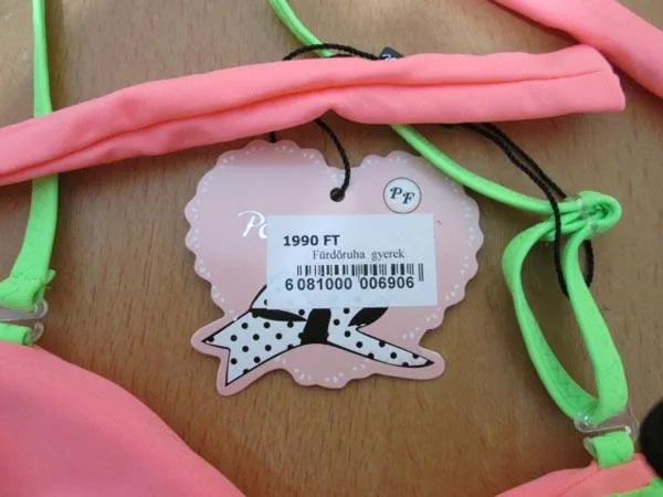 Bikini per ragazze «Unknown» — foto 2 dell'alert A12/0097/15