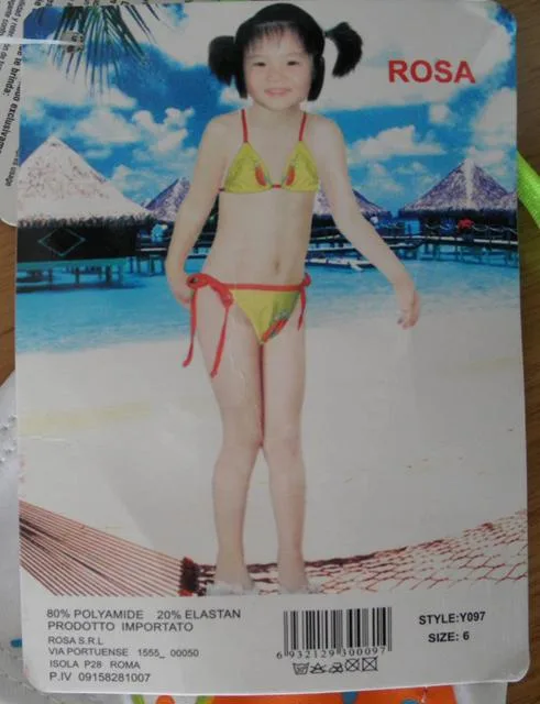Bikini da ragazza «Unknown» (Rosa)