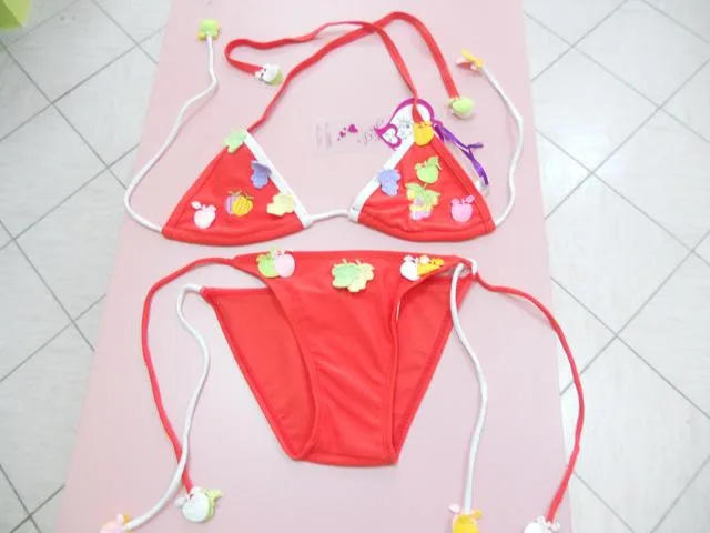 Bikini per ragazze «Unknown» (ROSSO KID'S)